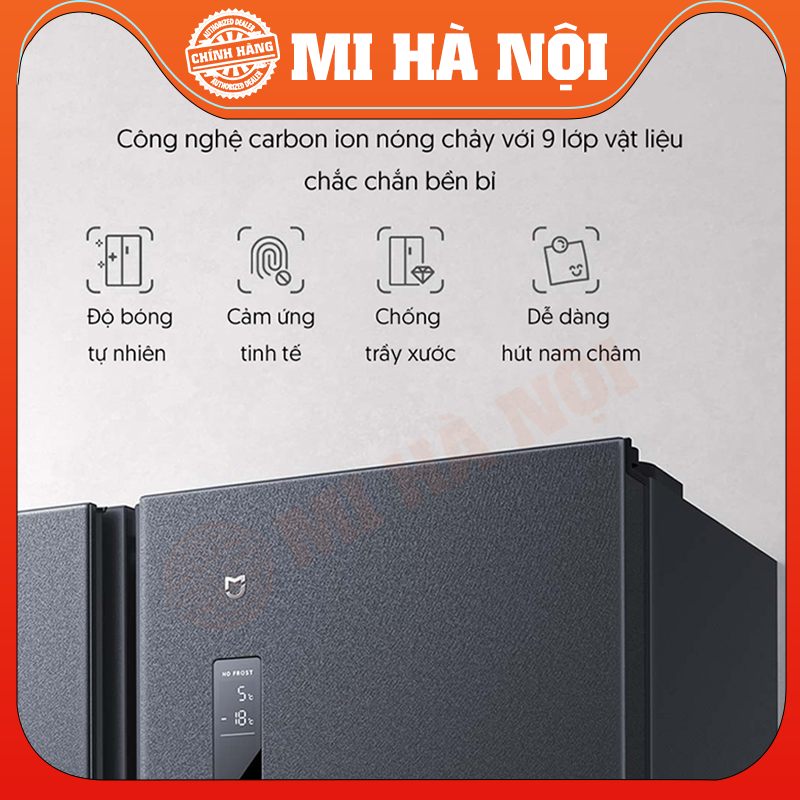 Tủ lạnh side by side Xiaomi Mijia 536L kết nối app thông minh - Hàng chính hãng