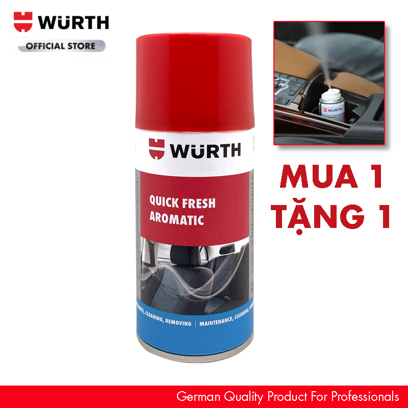 Wurth Dung Dịch Khử Mùi Nội Thất Quick Fresh 150ml