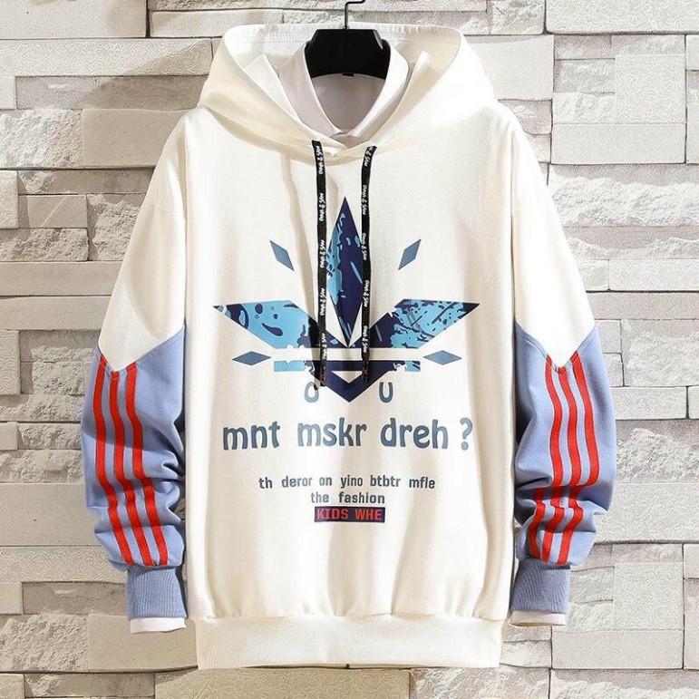 Áo Hoodie nam nữ - Áo khoác Hoodie Trắng chống nắng Unisex form rộng Borken nỉ bông dày dặn , ấm áp