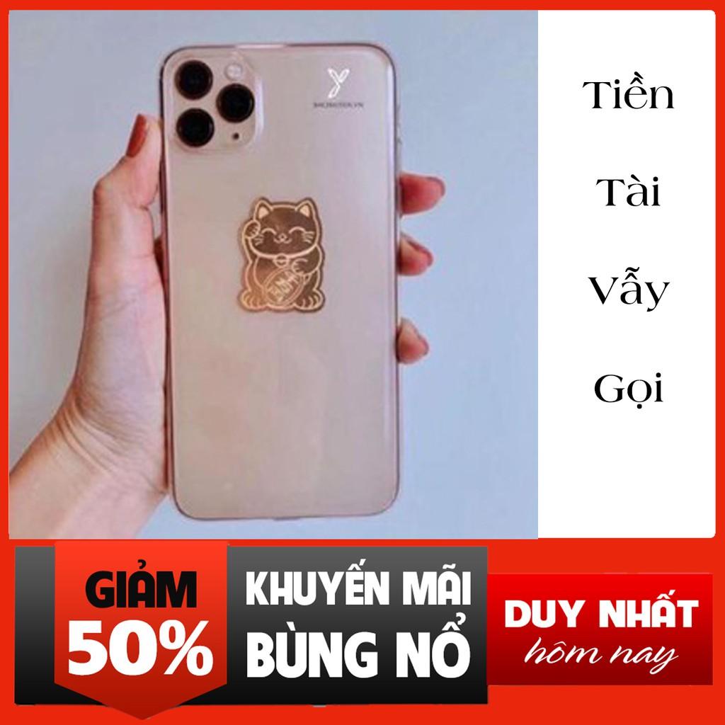 Mèo Thần Tài - Trâu Vàng May Mắn Dùng Cho Điện Thoại Và Ví Tiền Mang Lại May Mắn Dịp Năm Mới