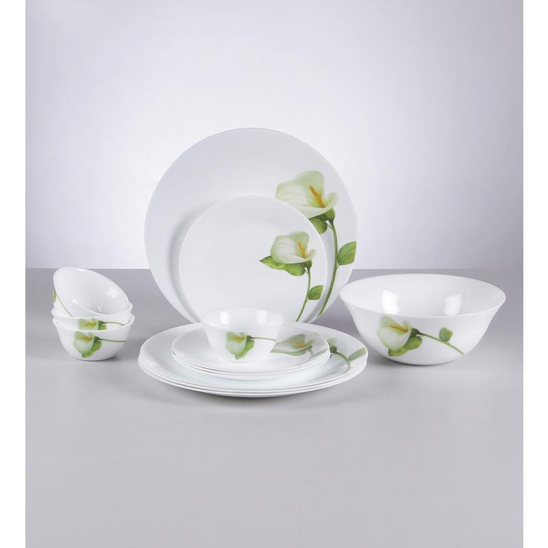 Bộ 6 chén cơm thủy tinh Diva Ivory I.B