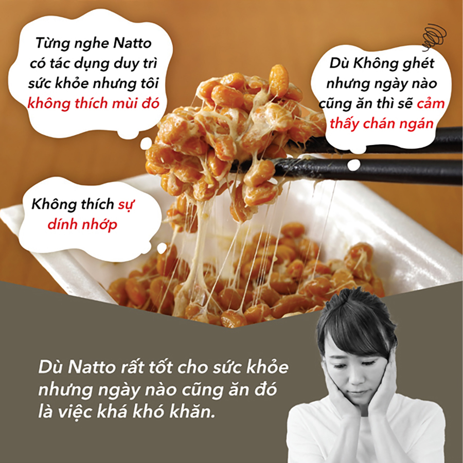 Combo 3 Hộp Natto Ichou Phòng Ngừa Đột Quỵ, Bổ Não Genki Fami Nhật Bản Nattokinase 3000FU