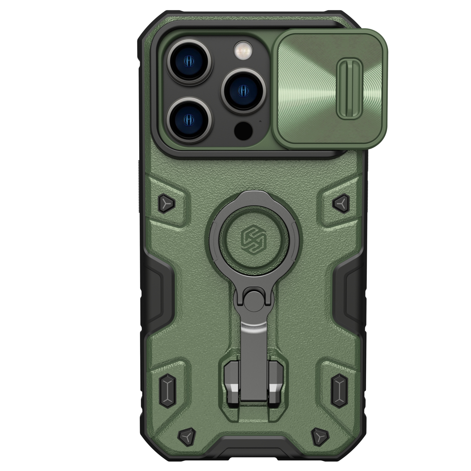 Ốp Lưng Nillkin Camshield Armor Pro Cho Iphone 14 Iphone 14 Plus Iphone 14 Pro Iphone 14 Pro Max - Hàng Nhập Khẩu - Iphone 14 Pro - Xanh Lá
