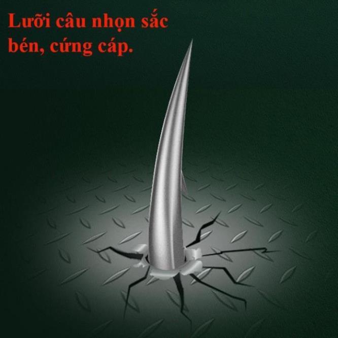 Lưỡi Câu Cá, Lưỡi Câu Đơn Titan CJ-Seiko Nhật Bản Siêu Sắc Bén Chuyên Câu Đài LC9
