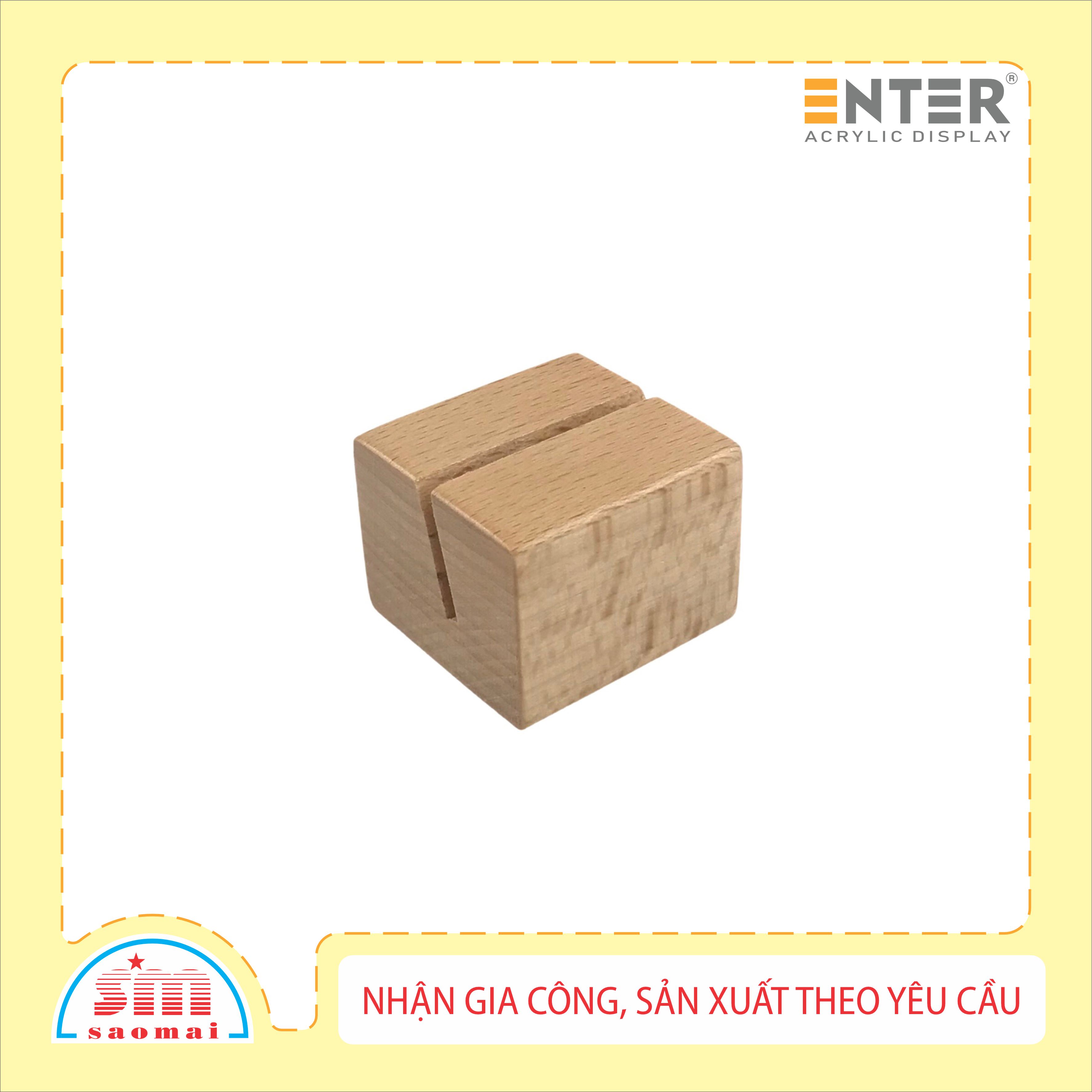 Đế gỗ Enter FG-09 30x30x25mm