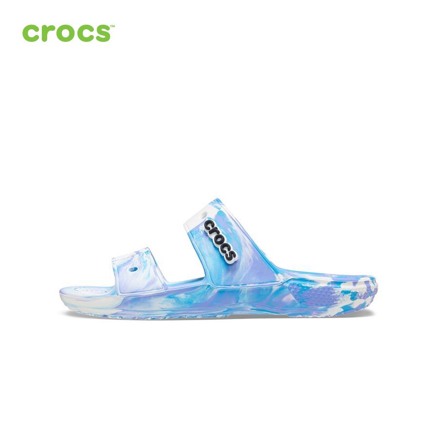 Giày sandal unisex Crocs FW Classic Sandal U Marbled White/Oxygen - 207701-1FK