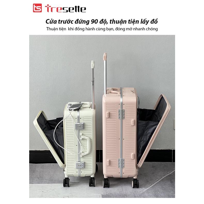BFQ2ST500KTL: giảm 8% cho đơn từ 500K Vali khóa sập cao cấp nhập khẩu Hàn Quốc Tresette 2839 Có Ngăn Đựng Latop Cổng Sạc USB