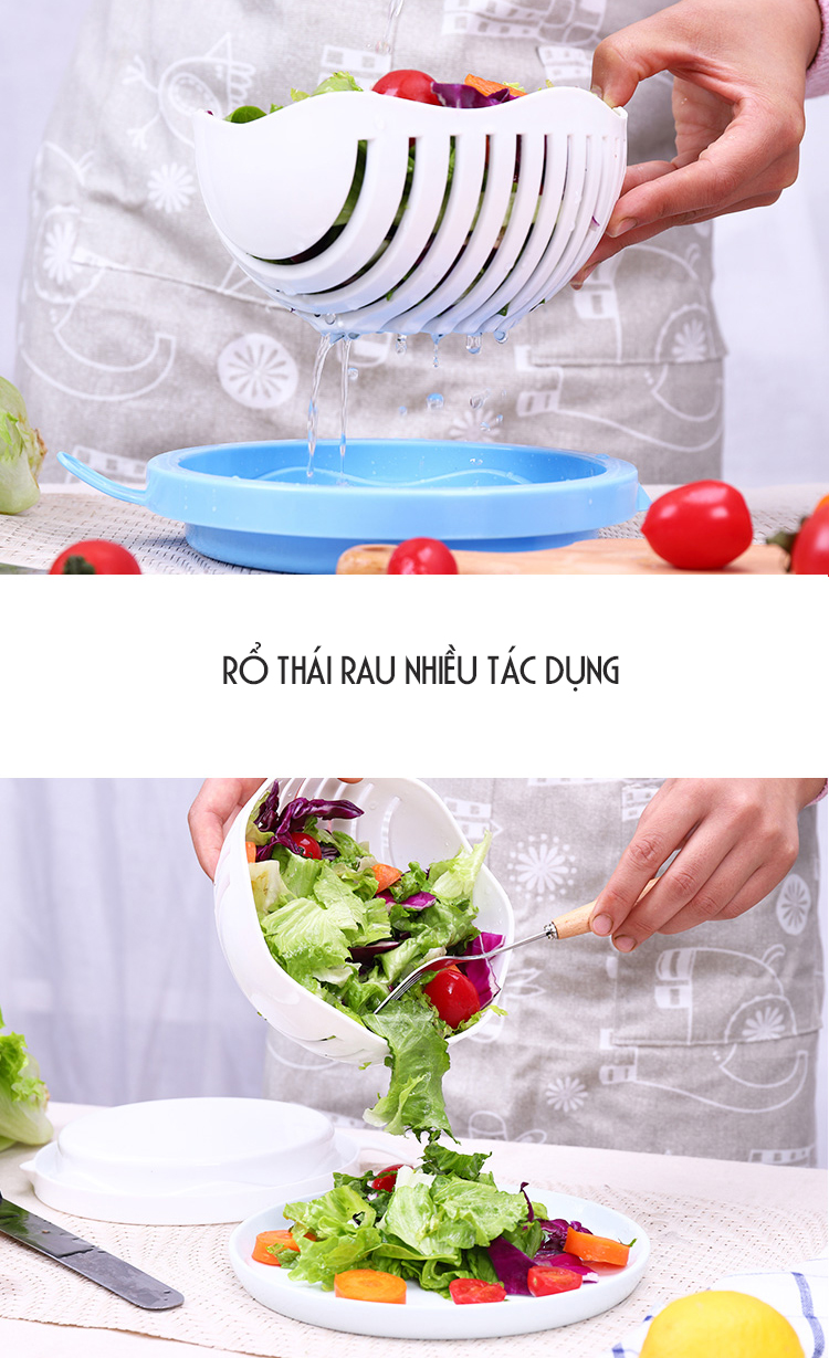 DỤNG CỤ CẮT RAU CỦ QUẢ SIÊU TỐC LÀM MÓN SALAD, RAU SỐNG, SINH TỐ HOA QUẢ DẦM SIÊU NHANH, SIÊU TIỆN CHO NHÀ HÀNG, QUÁN ĂN, GIA ĐÌNH-MẪU NGÃU NHIÊN