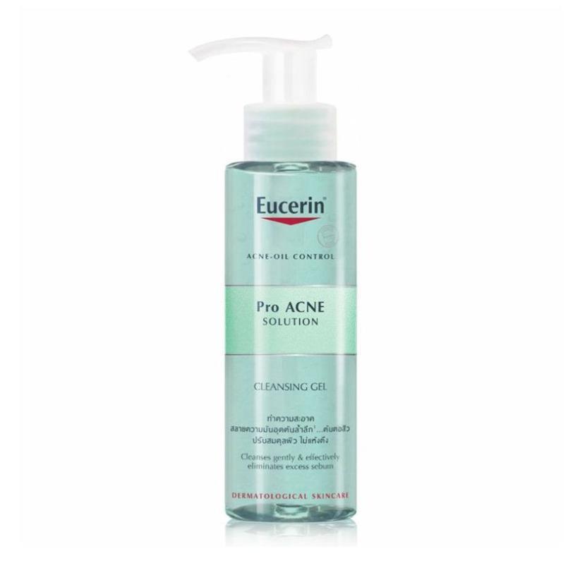  Eucerin Sữa Rửa Mặt Dạng Gel Dành Cho Da Nhờn Mụn ProAcne Cleansing 200ml(2024)