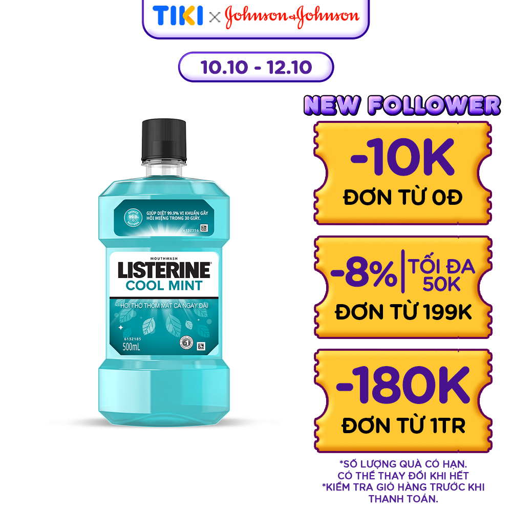 Nước Súc Miệng Listerine Coolmint 500ml - 100945520