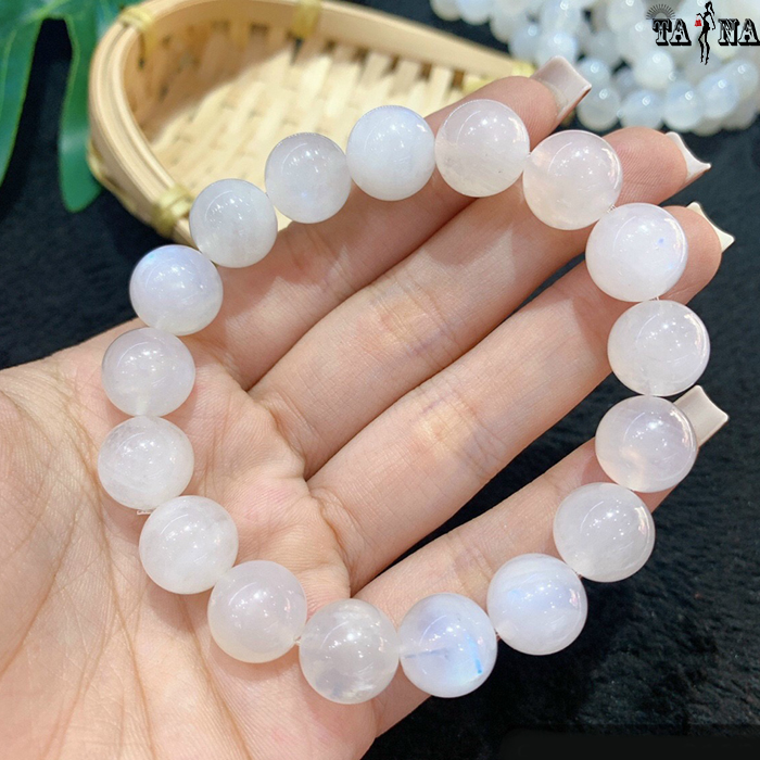 Vòng tay đá mặt trăng (moonstone) 2A hợp mệnh Kim, Thủy