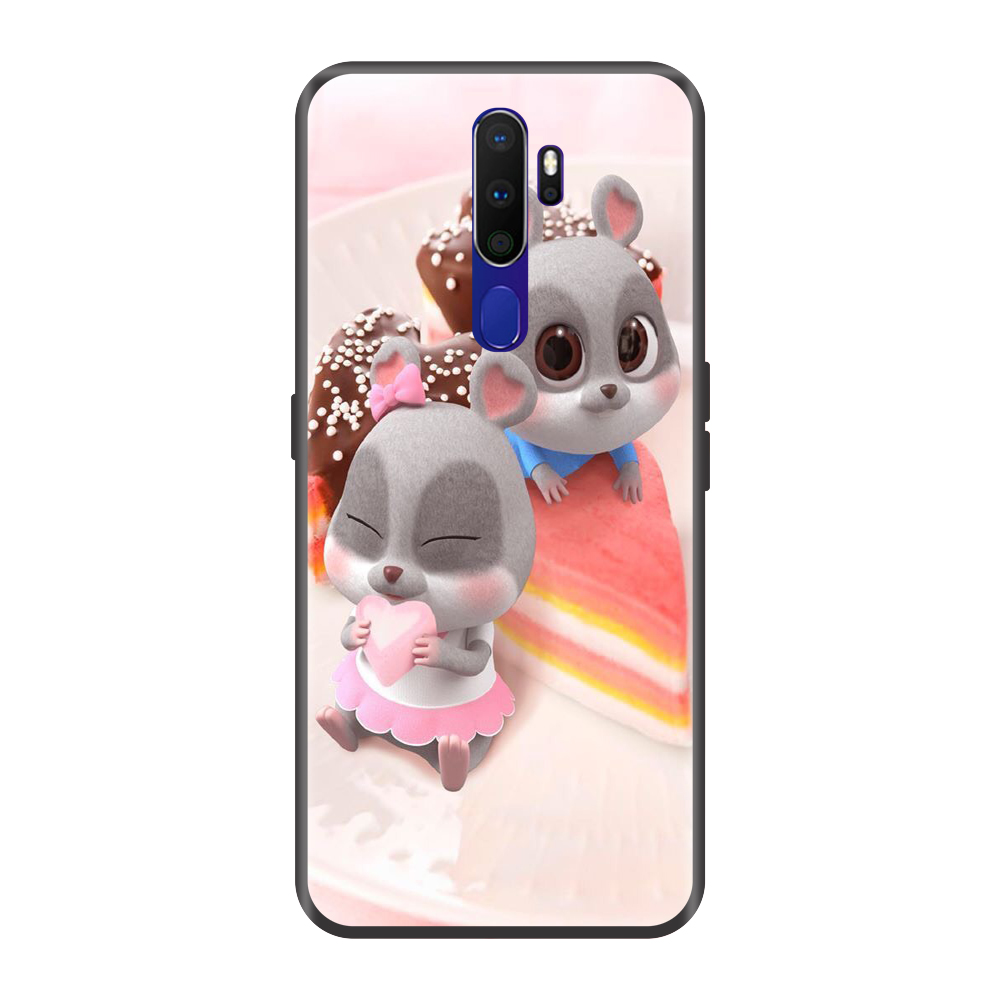 Ốp lưng TPU viền dẻo cho điện thoại OPPO A9 2020 Hình Chuột Tết 2020 Mẫu 10