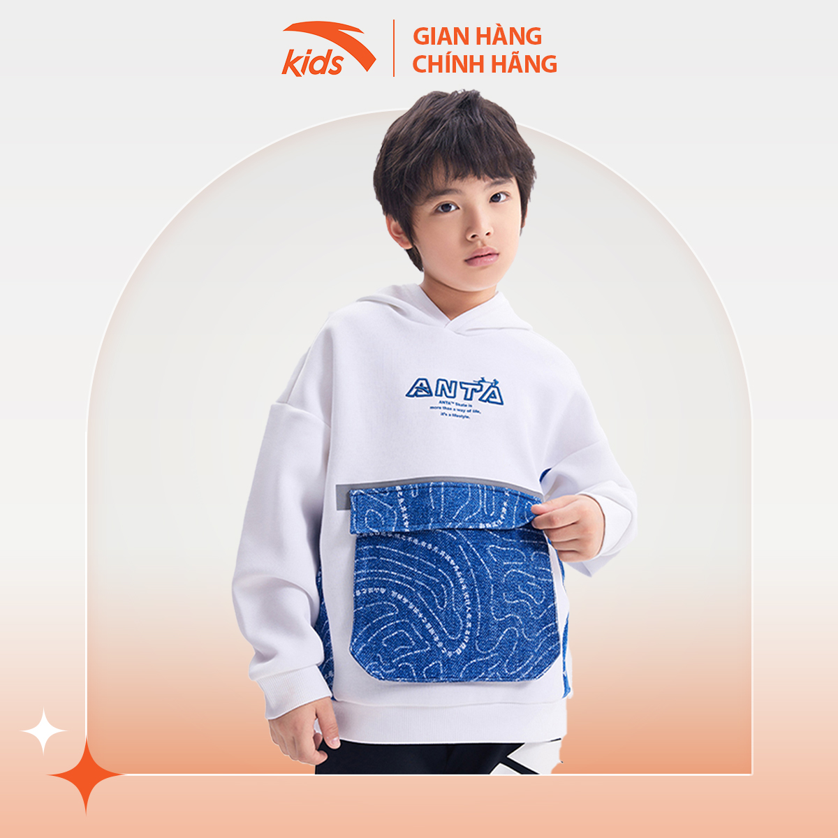 Áo Hoodie Thời Trang Bé Trai Anta Kids 352248708