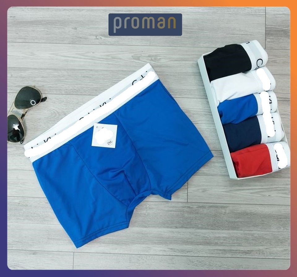 Quần lót nam boxer thun lạnh cao cấp, quần sịp nam co dãn 4 chiều SD01 - PROMAN