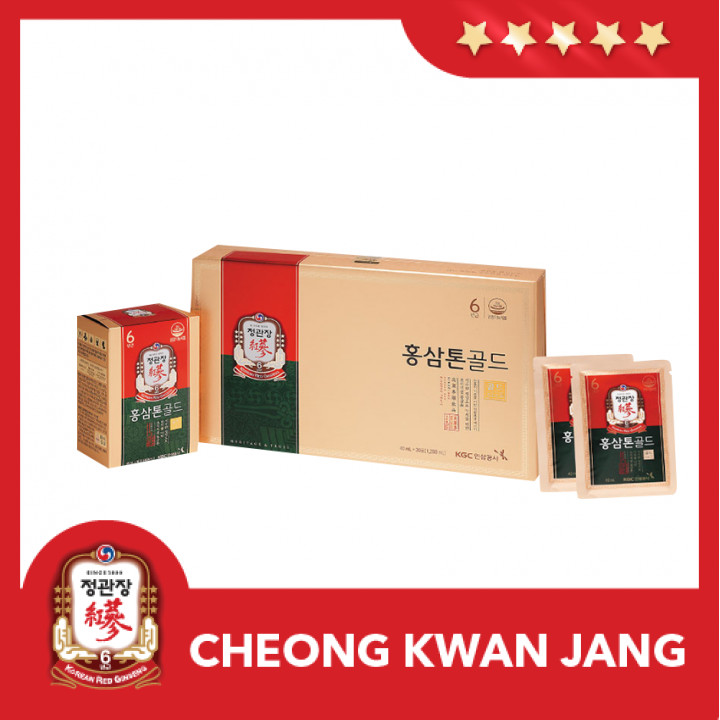 Nước Hồng Sâm Hàn Quốc Pha Sẵn KGC Cheong Kwan Jang Tonic Gold (40ml x 30 gói)