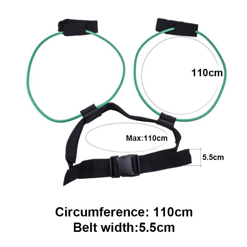 Fitness Booty Bands Bounce Trainer Elastic Pull Rope Squat Resistance Bands Adjust Waist Belt Leg Strength Agility Training