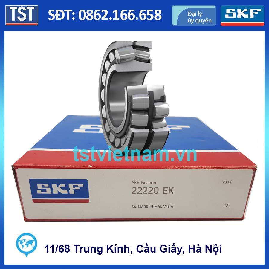 Vòng bi bạc đạn SKF 22220 EK