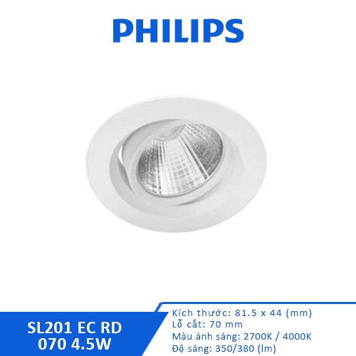 Đèn Philips LED chiếu điểm SL201