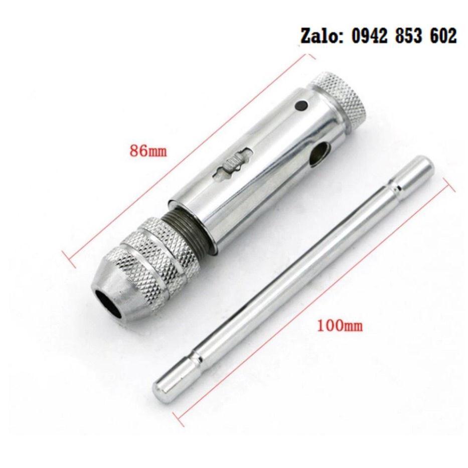 Tay Quay TaRo tự động dài 100mm kèm 5 mũi m3-m8