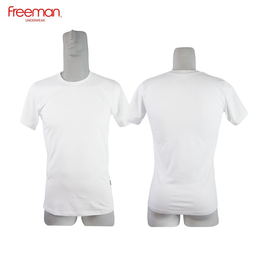 Áo thun nam ngắn tay không cổ cotton FREEMAN TSF317