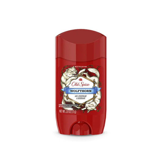 Sáp khử mùi Old Spice Wolfthorn 73g - màu đỏ - New