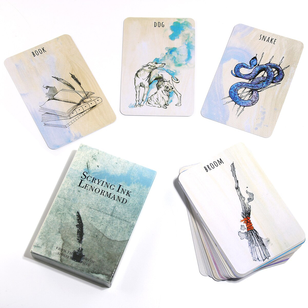 Bộ Bài Scrying Ink Lenormand 36 Lá