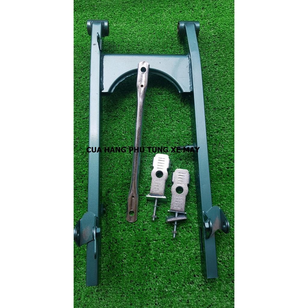 Gấp Jupiter, Sirius 50cm màu xanh kèm pát tăng sên + pát giữ má đùm