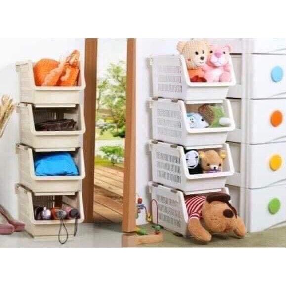 Kệ Xếp Tầng Đa Năng Việt Nhật Đựng Đồ Tiết Kiệm Không Gian Chất Liệu Nhựa Bền Đẹp