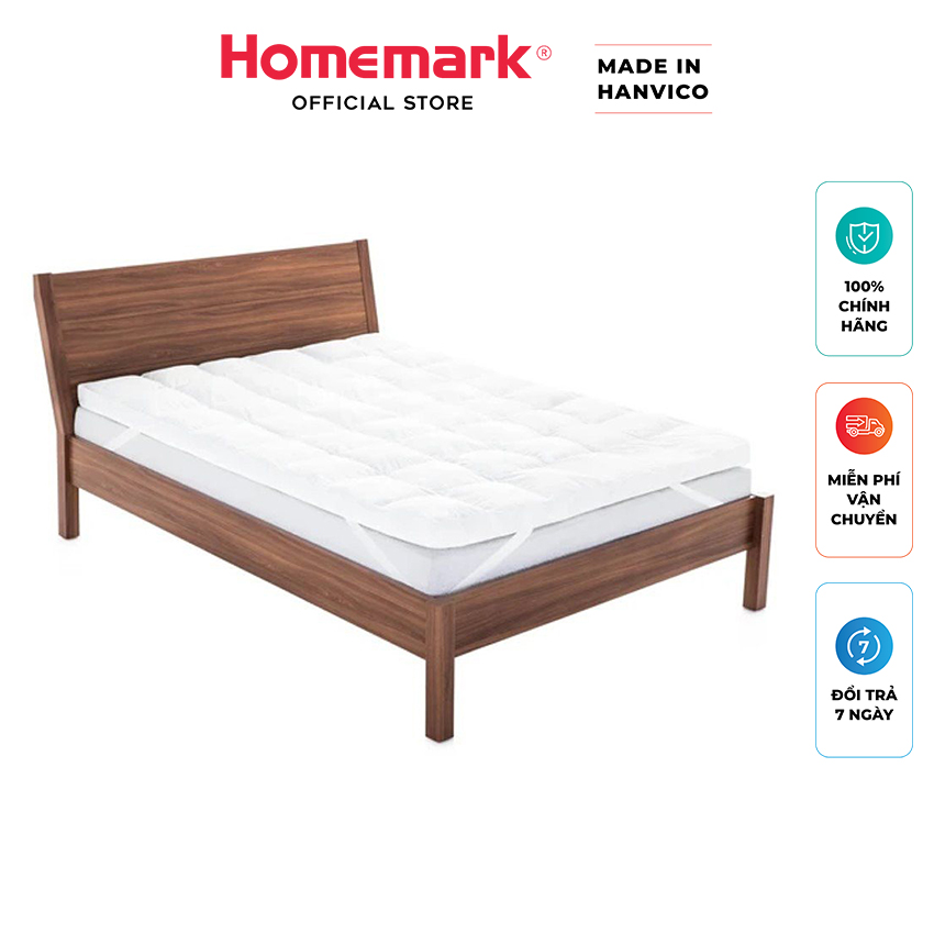 Topper nệm khách sạn cao cấp microfiber kháng khuẩn Hanvico by Homemark tiêu chuẩn chất lượng 5 sao