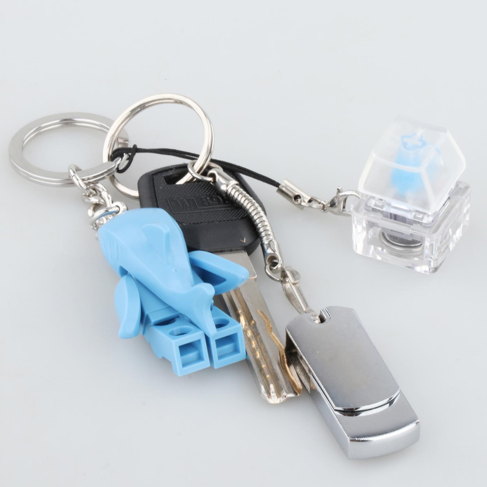 Mechanical Keyboard Switch Tester Pendant Key Rings Toy Decoration DIY