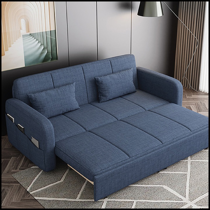 Giường Sofa Gấp Gọn Thông Minh. Ghế Sofa Giường. Giường Sofa Gấp Gọn Thành Ghế Sofa Có Ngăn Chứa Đồ Tiện Ích. Toàn Bộ Khung Thép Chịu Lực Sơn Tĩnh Điện