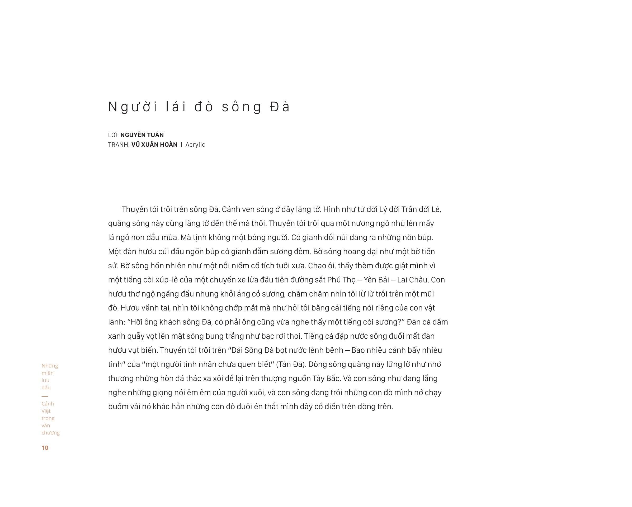 Những Miền Lưu Dấu - Cảnh Việt Trong Văn Chương