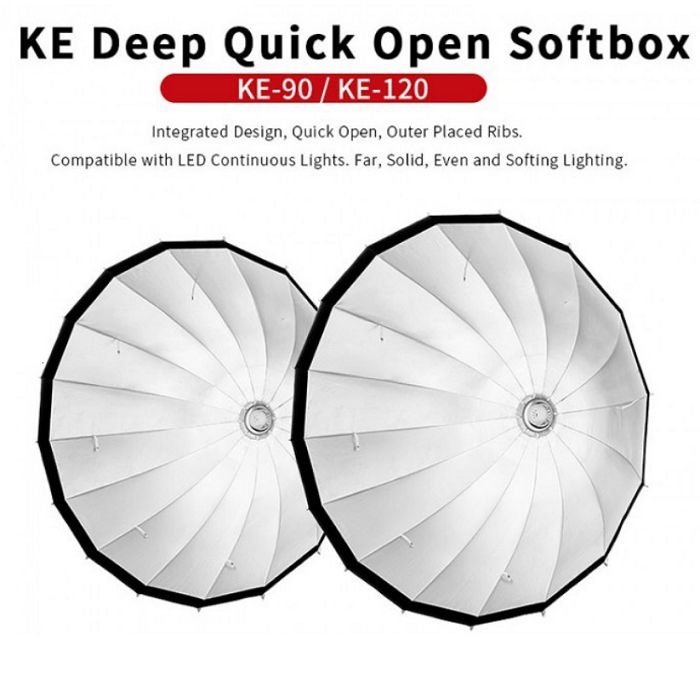 SOFTBOX THAO TÁC NHANH JINBEI DEEP KE-120 HÀNG CHÍNH HÃNG