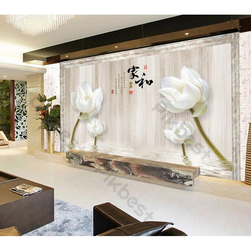 Tranh dán tường Tranh 3d dán tường phòng khách phòng ngủ hiện đại 15