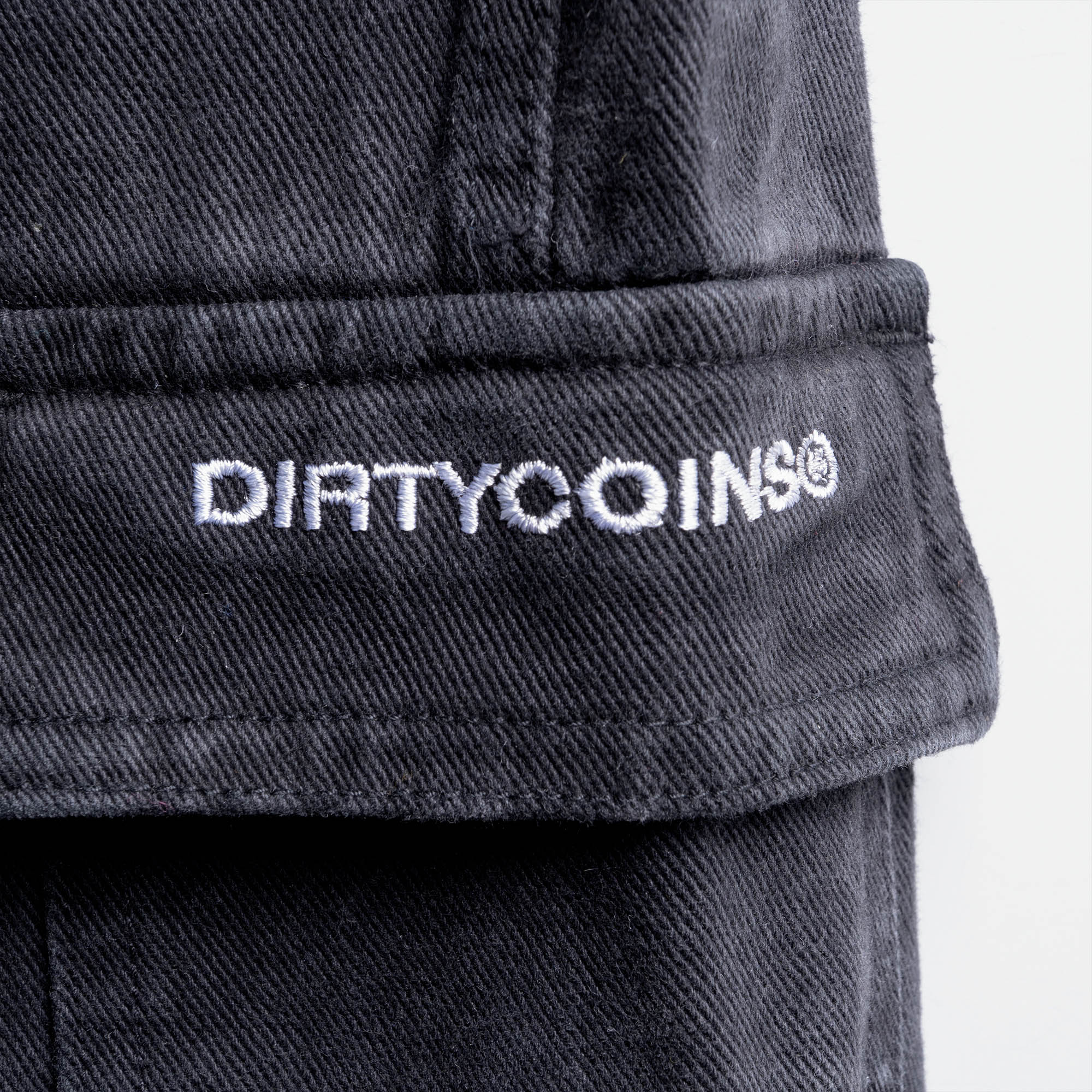 Quần DirtyCoins Splatter Cargo Pants - Black