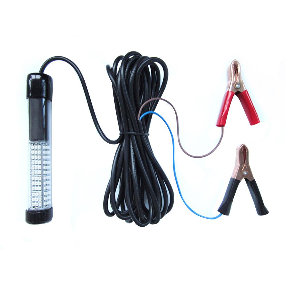 10W 180 LEDs Underwater Fishing Light Fish Finder Lamp 12V Led Submersible Underwater Light with 5m Cable