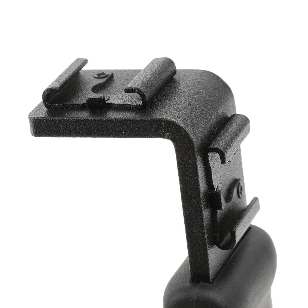 Milageto L-Hình Giá Đỡ Với 2 Giày Nóng Cho Micro Ánh Sáng Đèn Flash Máy Ảnh