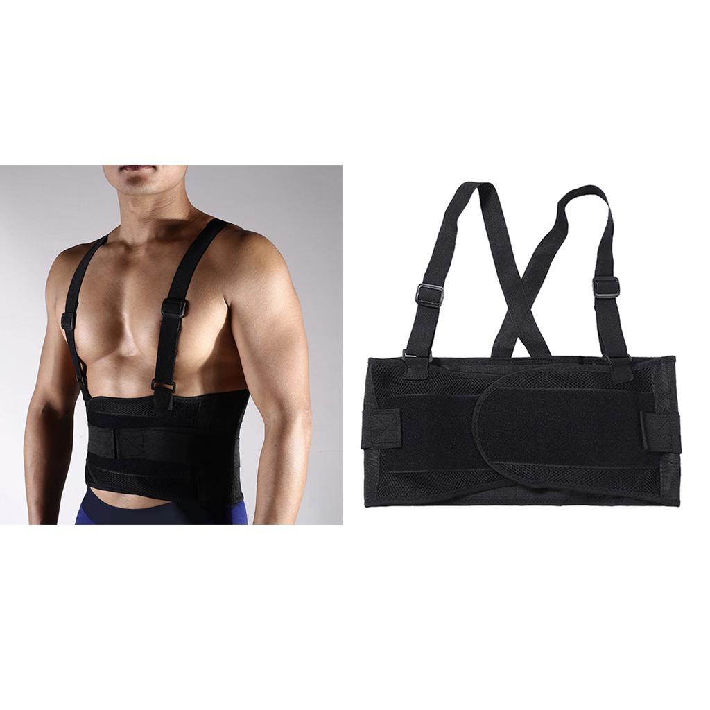 Premium Weight Lifting Belt Adjustable Lower Back Support Brace Workout Sports Waist Strap