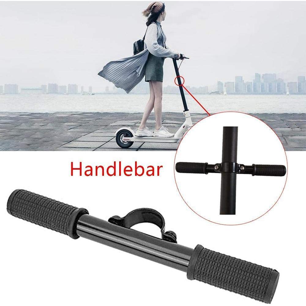 Trẻ em tay lái xe tay vịn an toàn cho trẻ em cho xe tay ga di động không trượt silicon phù hợp với khung điều chỉnh M365 Color: black