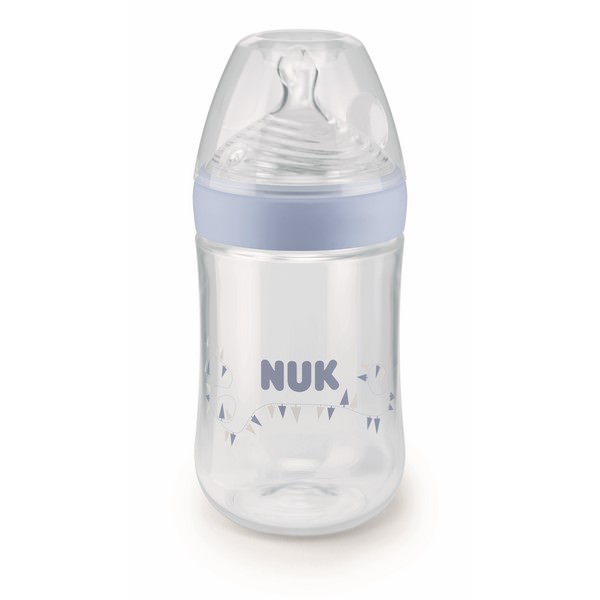 Bình Sữa Nhựa PP Nature Sense 260ml Núm Ti Silicone S2 Nuk NU21496 (Size M) - Màu Ngẫu Nhiên