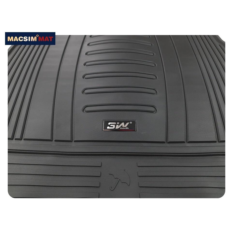 Thảm lót cốp xe ô tô Audi A3 2021+ nhãn hiệu Macsim 3W chất liệu TPE cao cấp màu đen