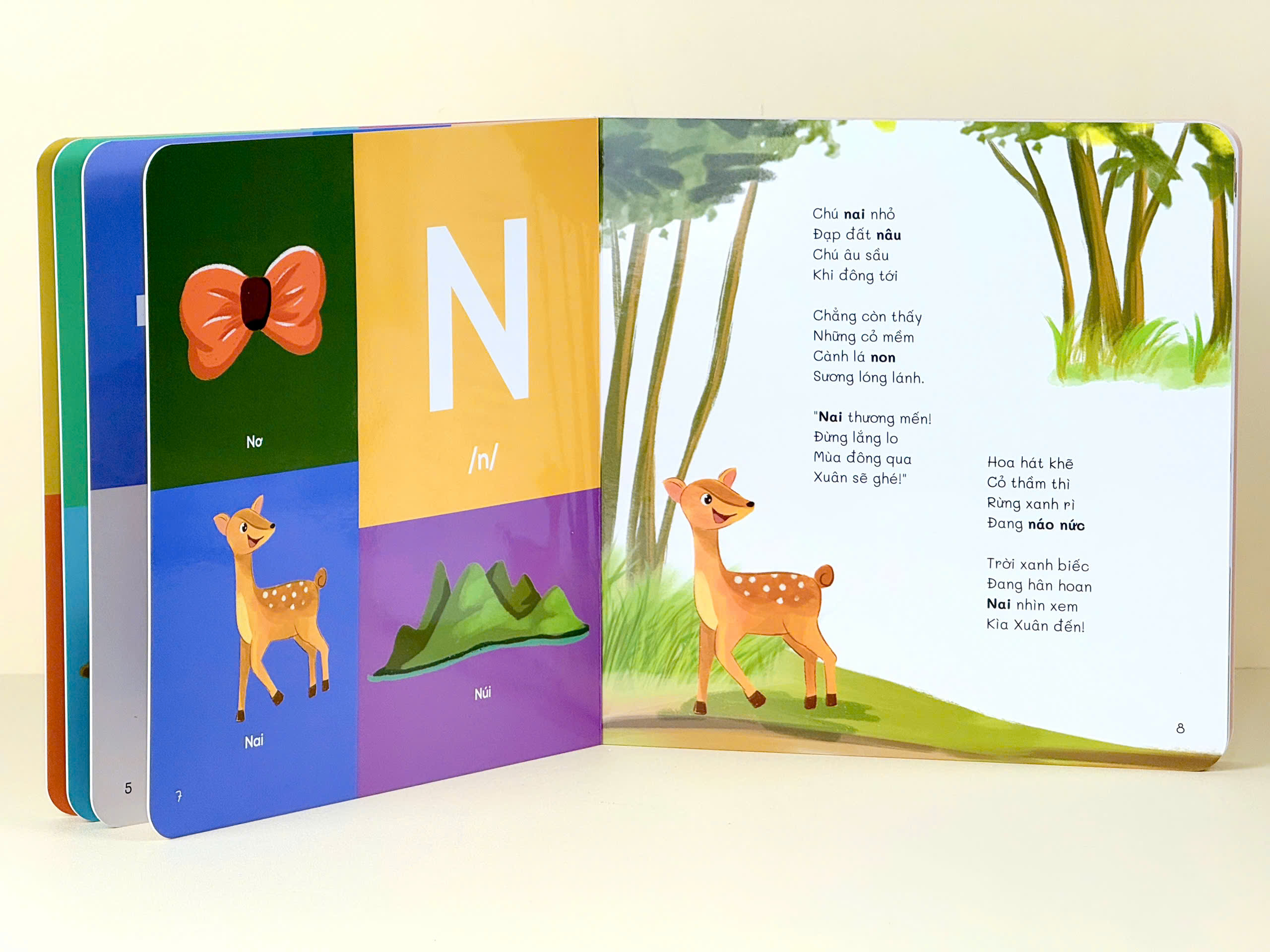 Combo sách đọc to - Em bé bi bô (giúp bé 0-4 tuổi bật âm, tập nói) - Bìa bồi cứng