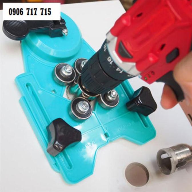 Bộ cữ định vị mũi khoan lỗ gạch men,gạch đá hoa và kính-pk máy khoan
