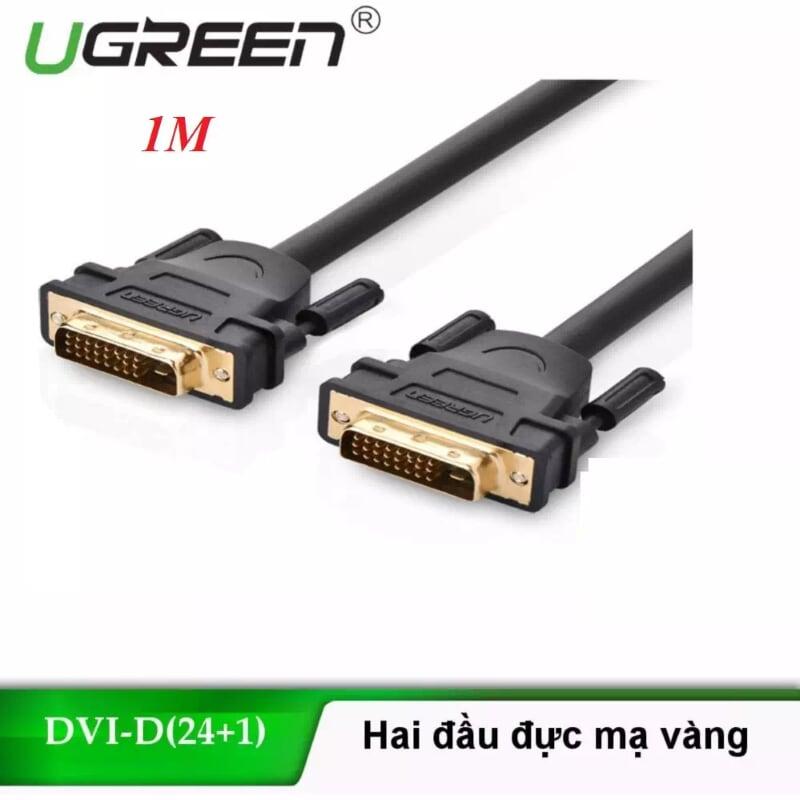 Ugreen UG11672DV101TK 1M màu Đen Cáp tín hiệu DVI 24 + 1 - HÀNG CHÍNH HÃNG