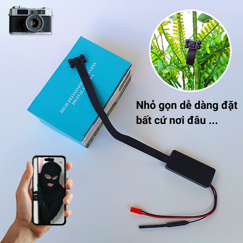 Camera Wifi quan sát HQV99 quay phim 4K hỗ trợ hồng ngoại quay ban đêm vô cùng rõ nét - Bảo vệ an ninh cho ngôi nhà bạn