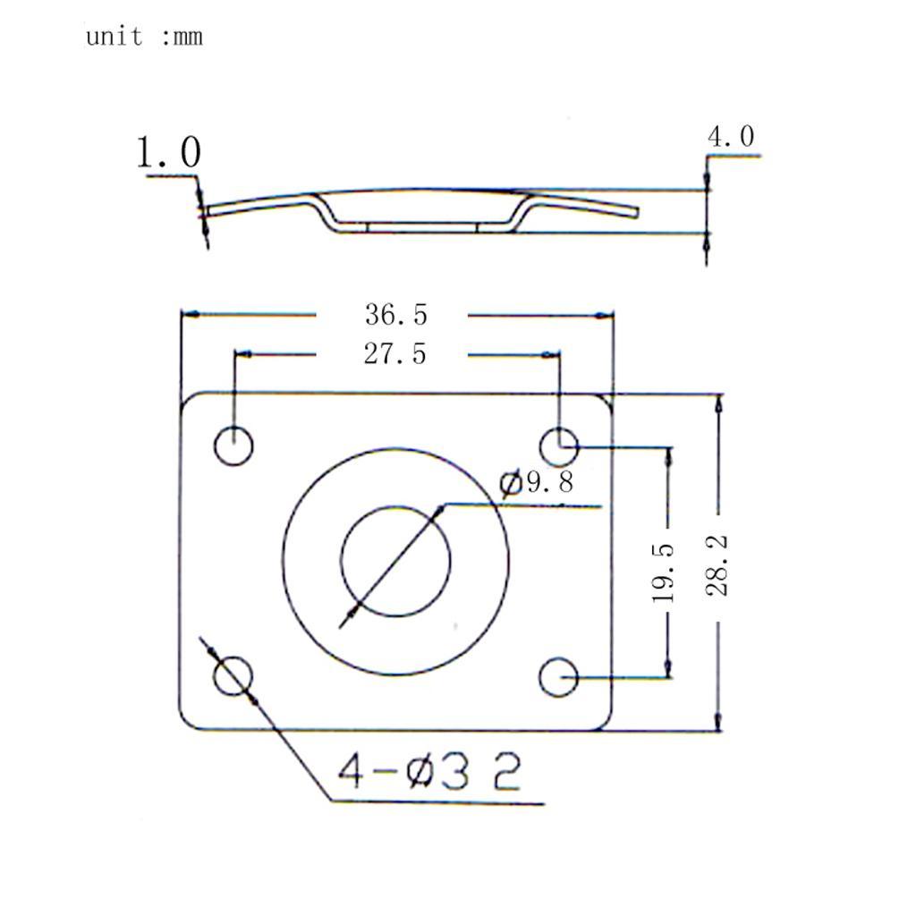 2x   Jackplate for LP SG   Electric Guitar Parts