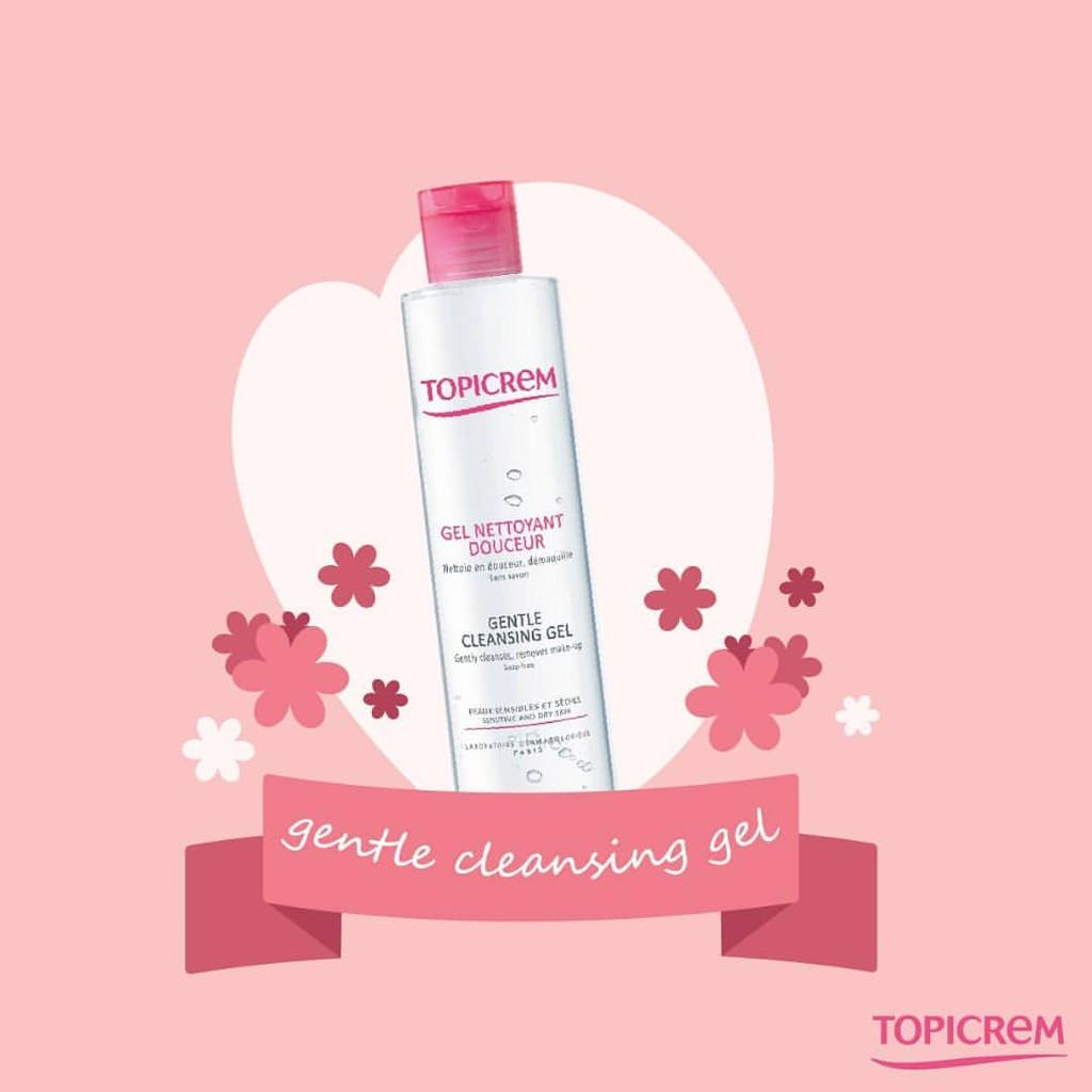 Topicrem Gel Tắm Gội Dịu Nhẹ Cho Da Nhạy Cảm Gentle Cleansing Gel 200ml