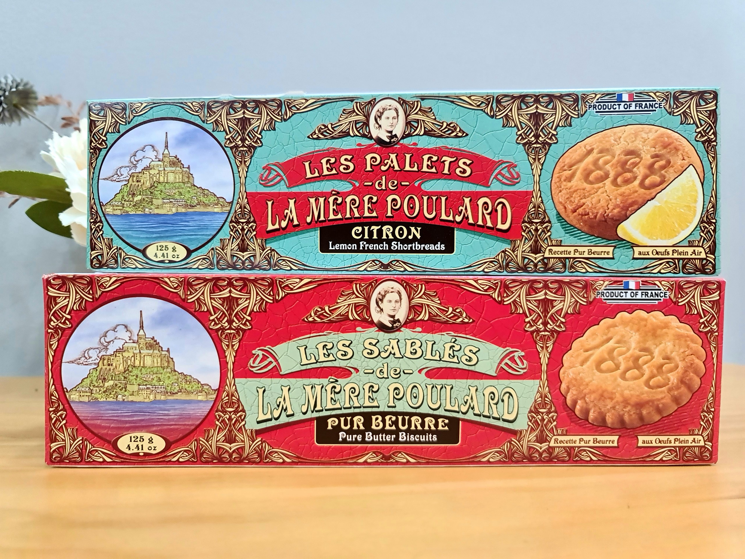 Bánh quy bơ - La Mère Poulard 135g - Pure Butter Large Biscuits