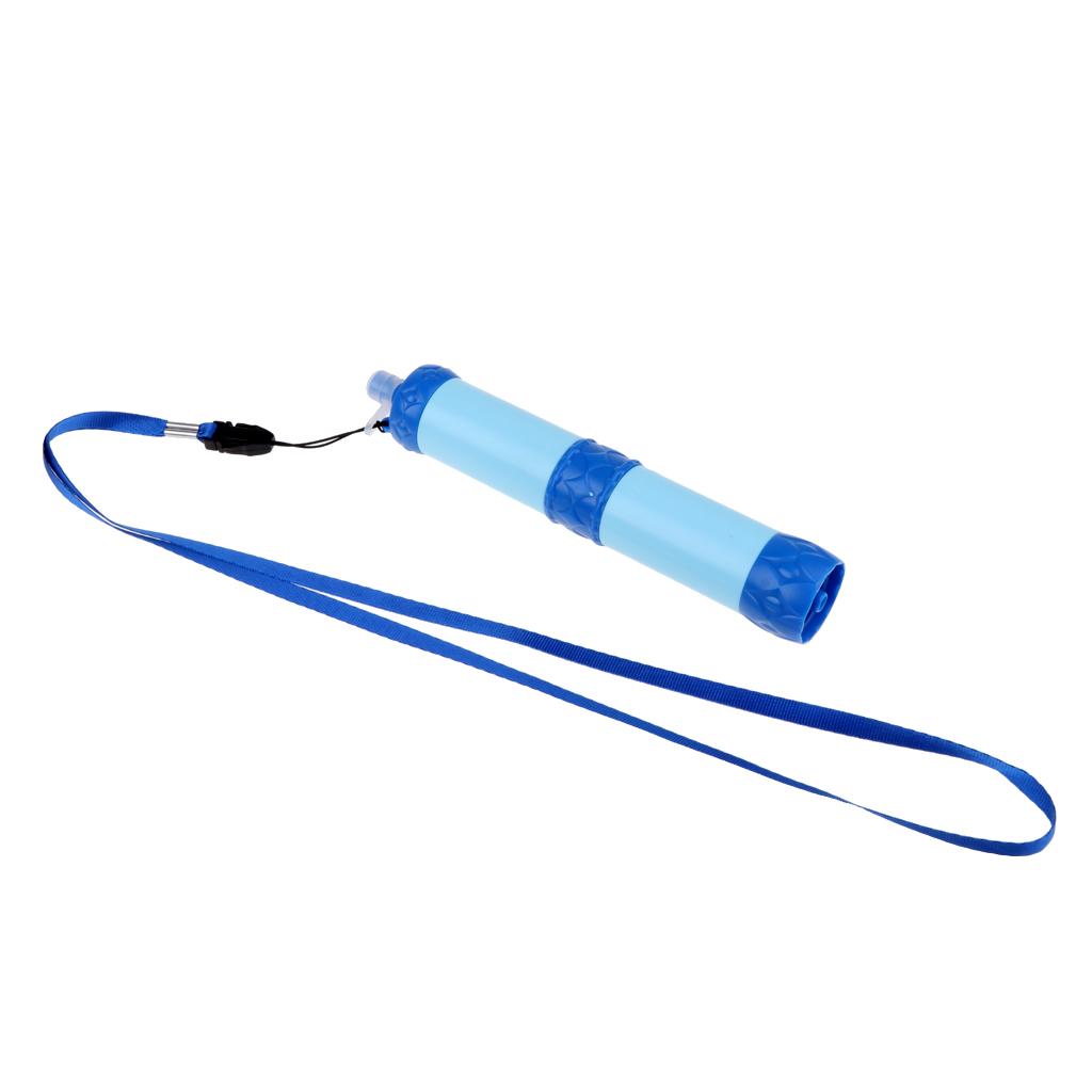 2x Camping Hiking  Water Filter Purification Straw