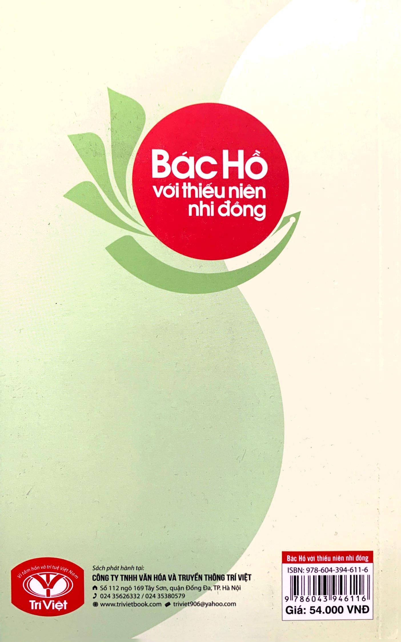 Bác Hồ Với Thiếu Niên Nhi Đồng